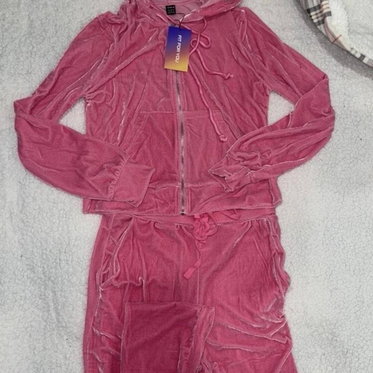 SHEIN Women's Pink Hoodie Depop