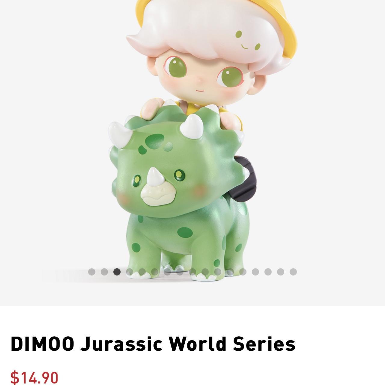 Popmart Dimoo Baby dinosaur knight Dimoo Jurassic... - Depop