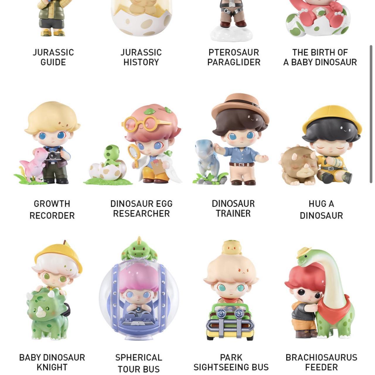 Popmart Dimoo Baby dinosaur knight Dimoo Jurassic... Depop