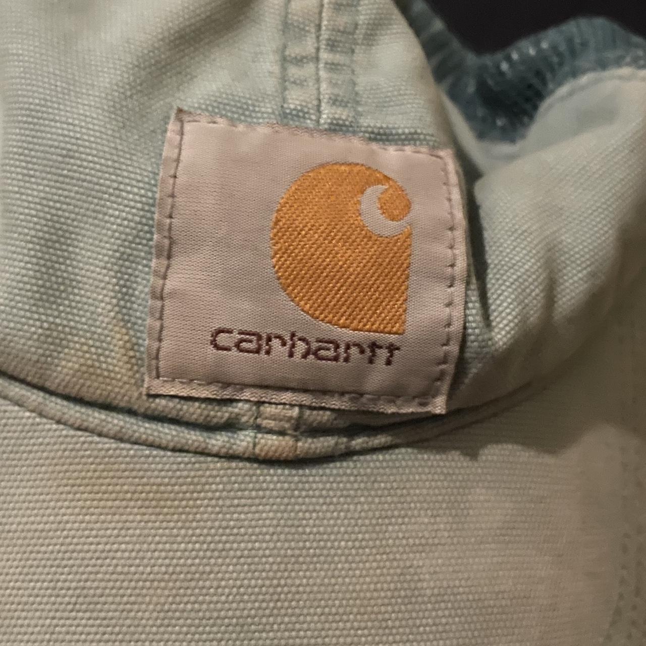 Light Blue Carhartt Hat Light blue/teal colored... - Depop