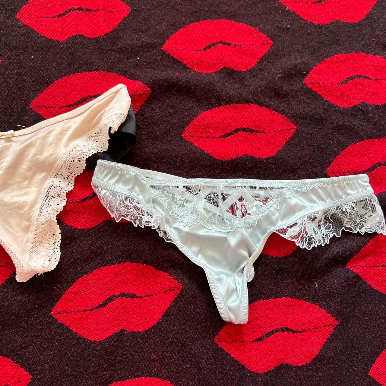 New Bundle Of 2 Women's Lacey Thong/Panties - Depop