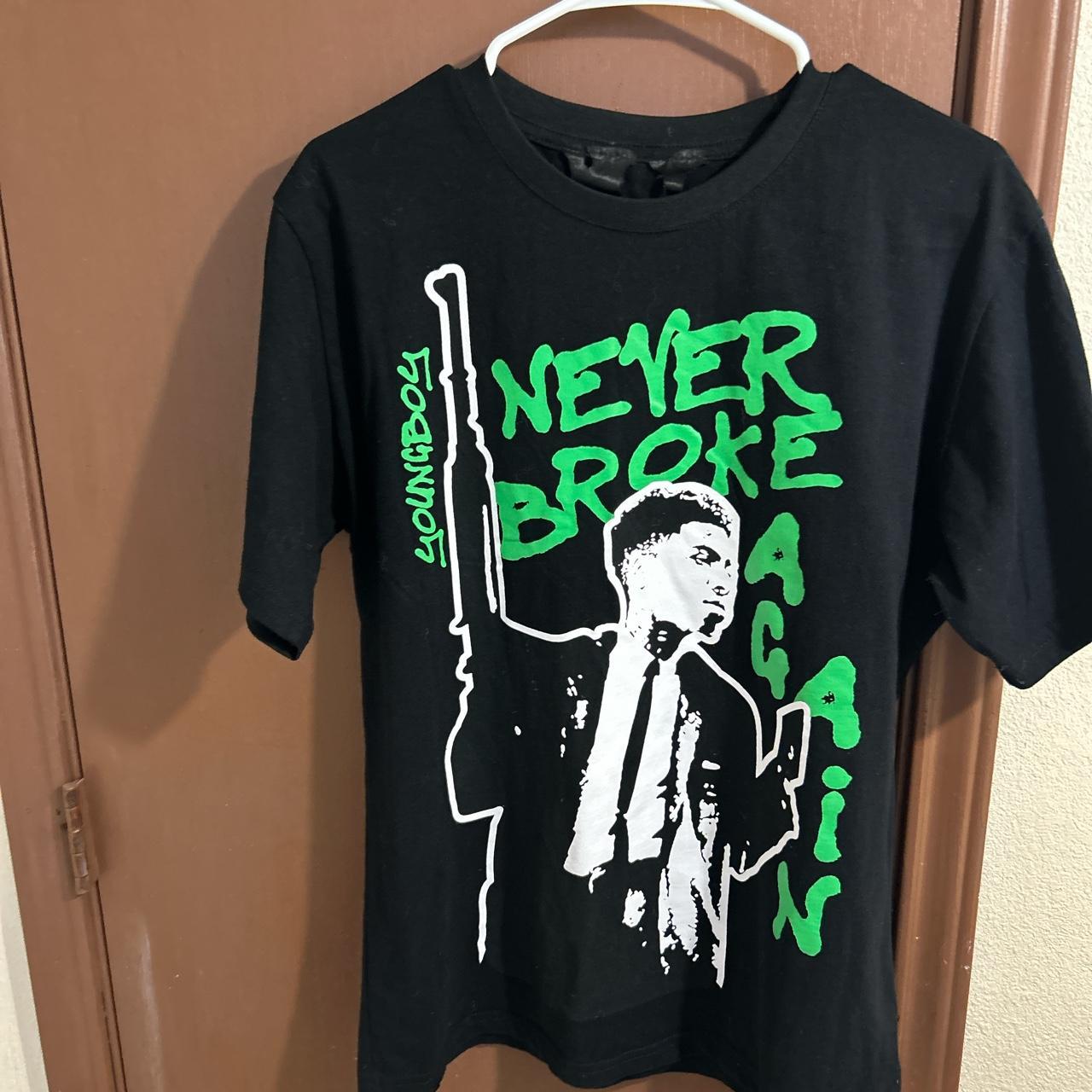 NVA young boy vlone shirt sick design size large but... Depop