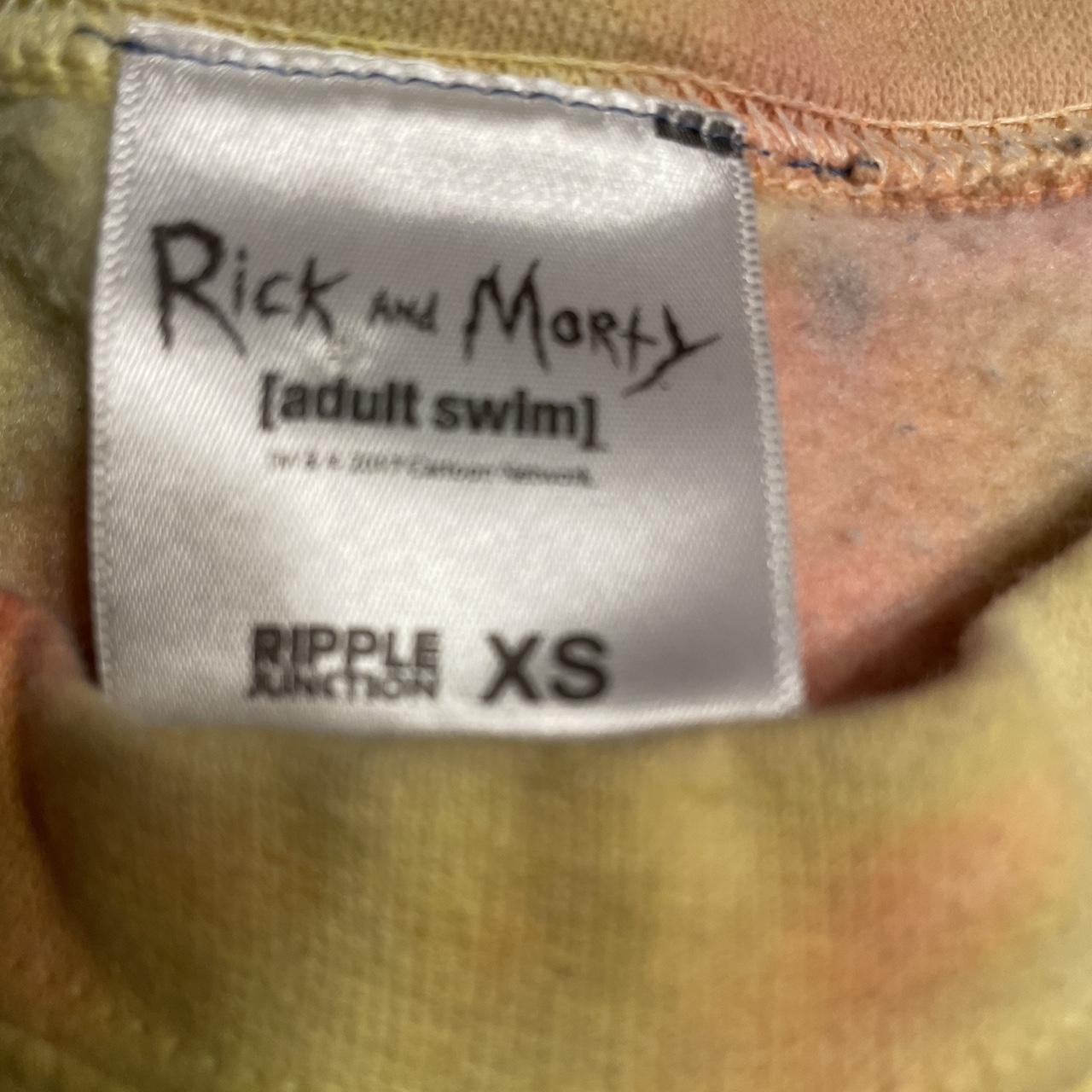 rick and morty tie dye sweatshirt