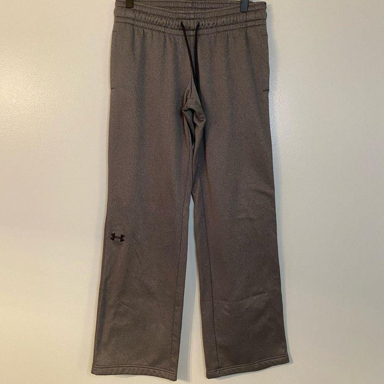 Under Armour Storm Coldgear Gray Sweatpants Loose... - Depop