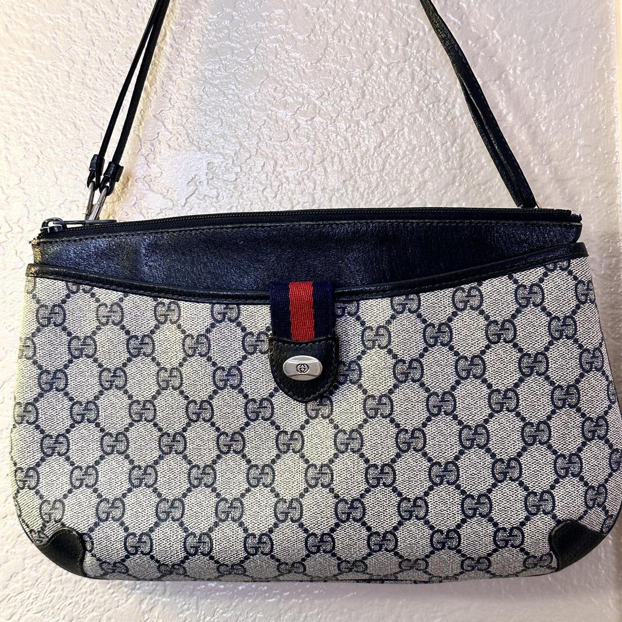 🇮🇹 Vintage 1980 Gucci Leather Bag Rare Retro Hype Y2K
