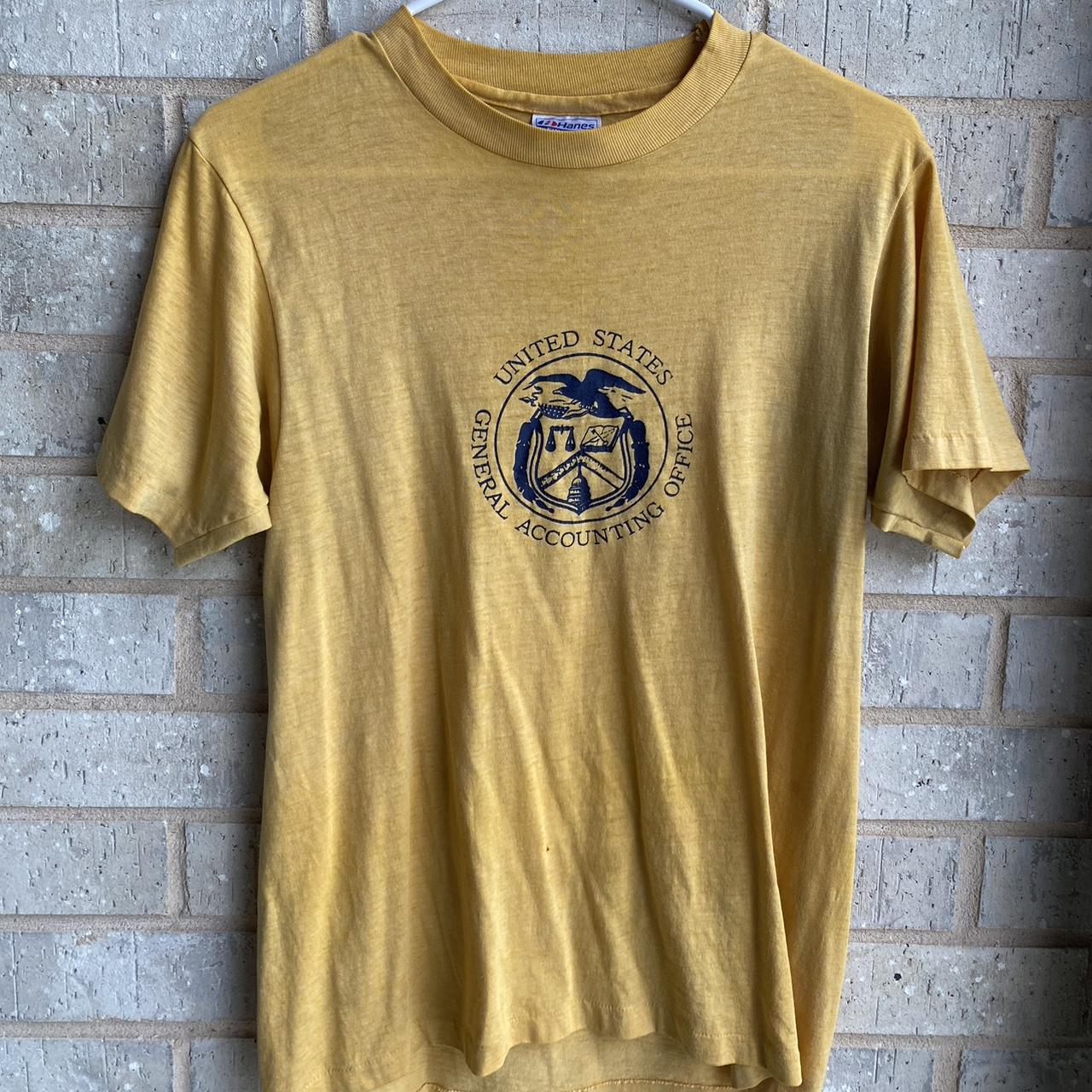 Men's Yellow T-shirt | Depop