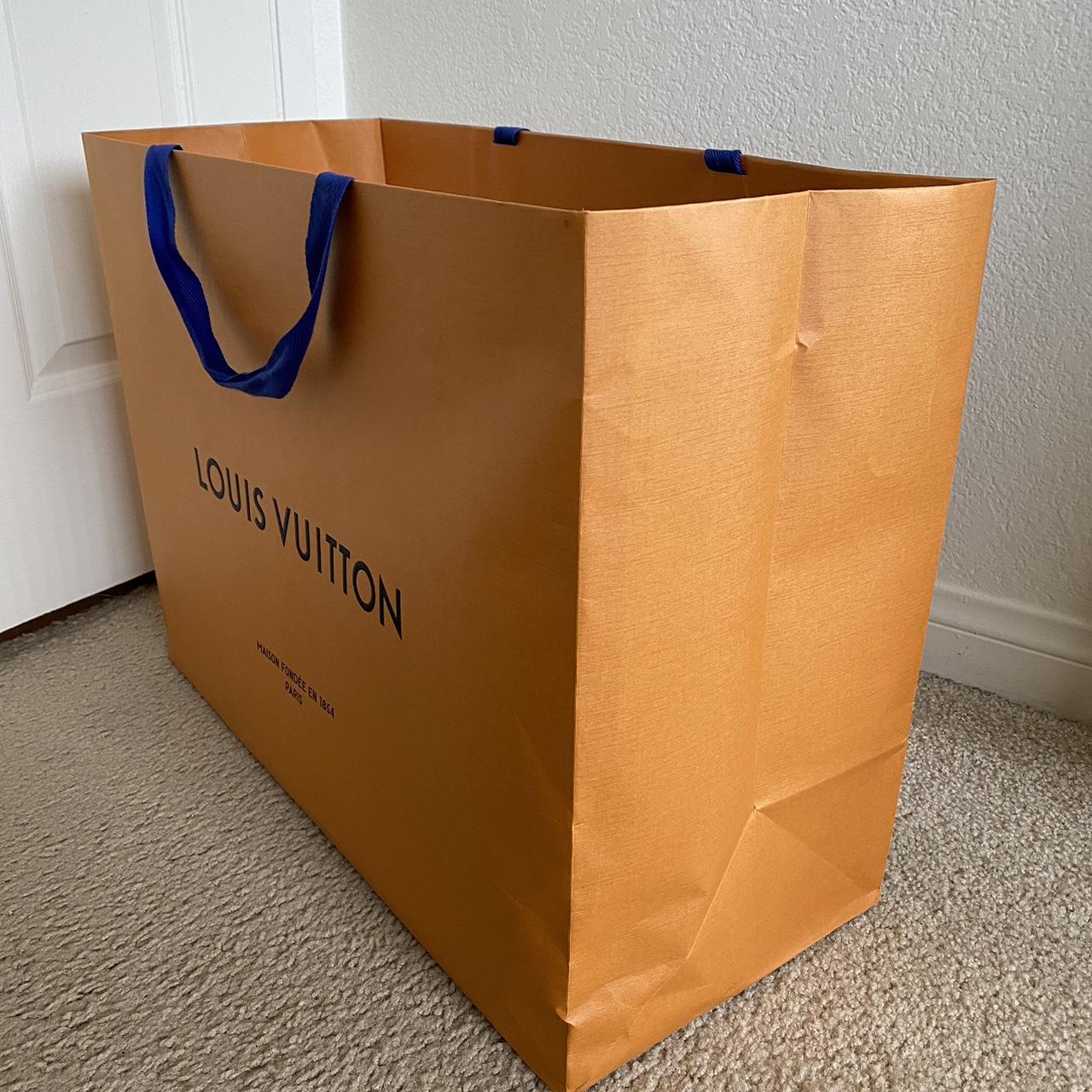 Authentic LOUIS VUITTON Shopping Paper Bag Depop