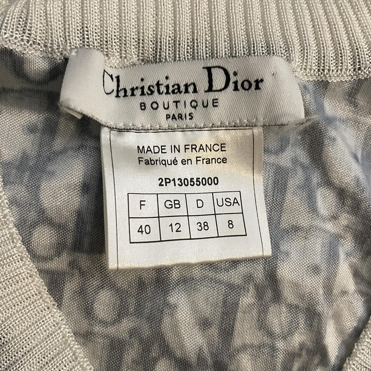 Christian Dior Women's Blue Vest | Depop