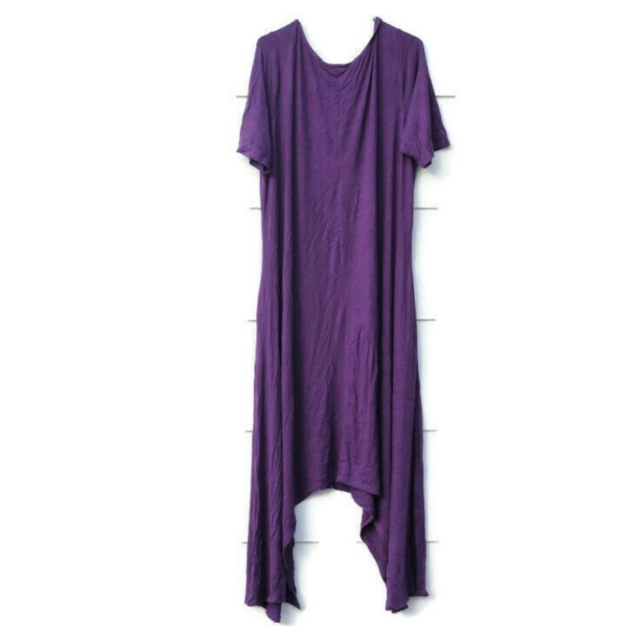 Ashley Stewart Women s Purple High Low A Line Casual