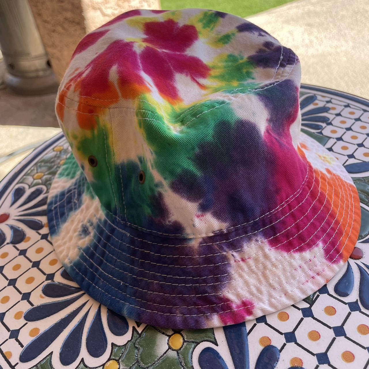 Milkcrate rainbow tie dye bucket hat online