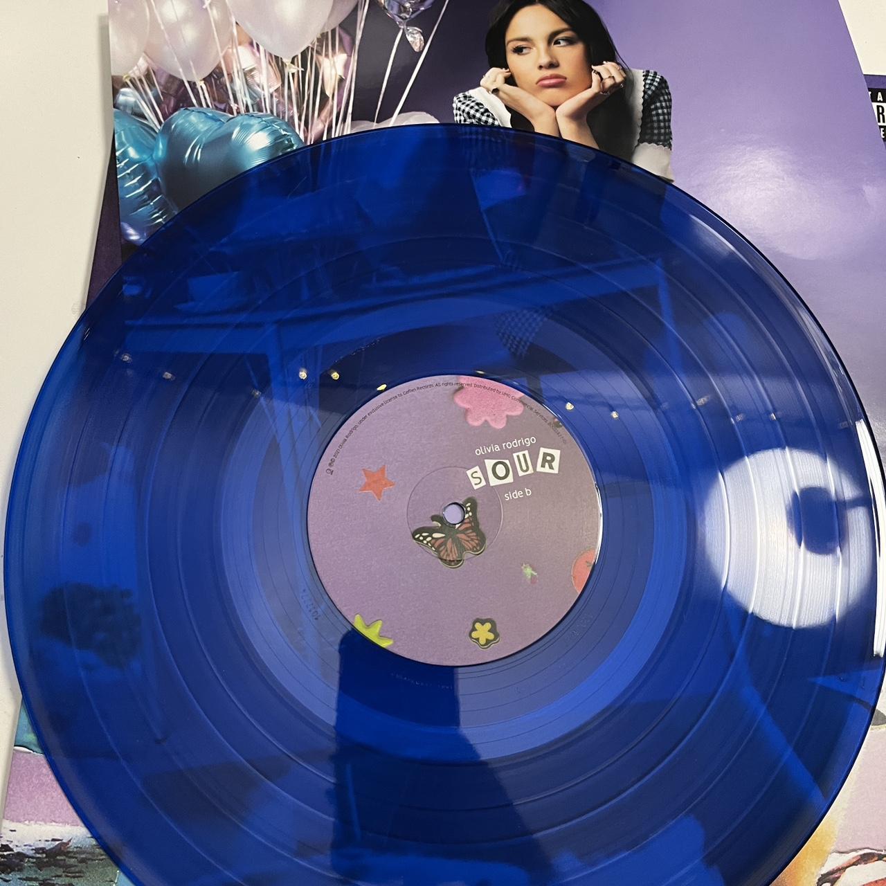 Olivia Rodrigo ‘sour’ Vinyl Blue Pressing, Target... - Depop