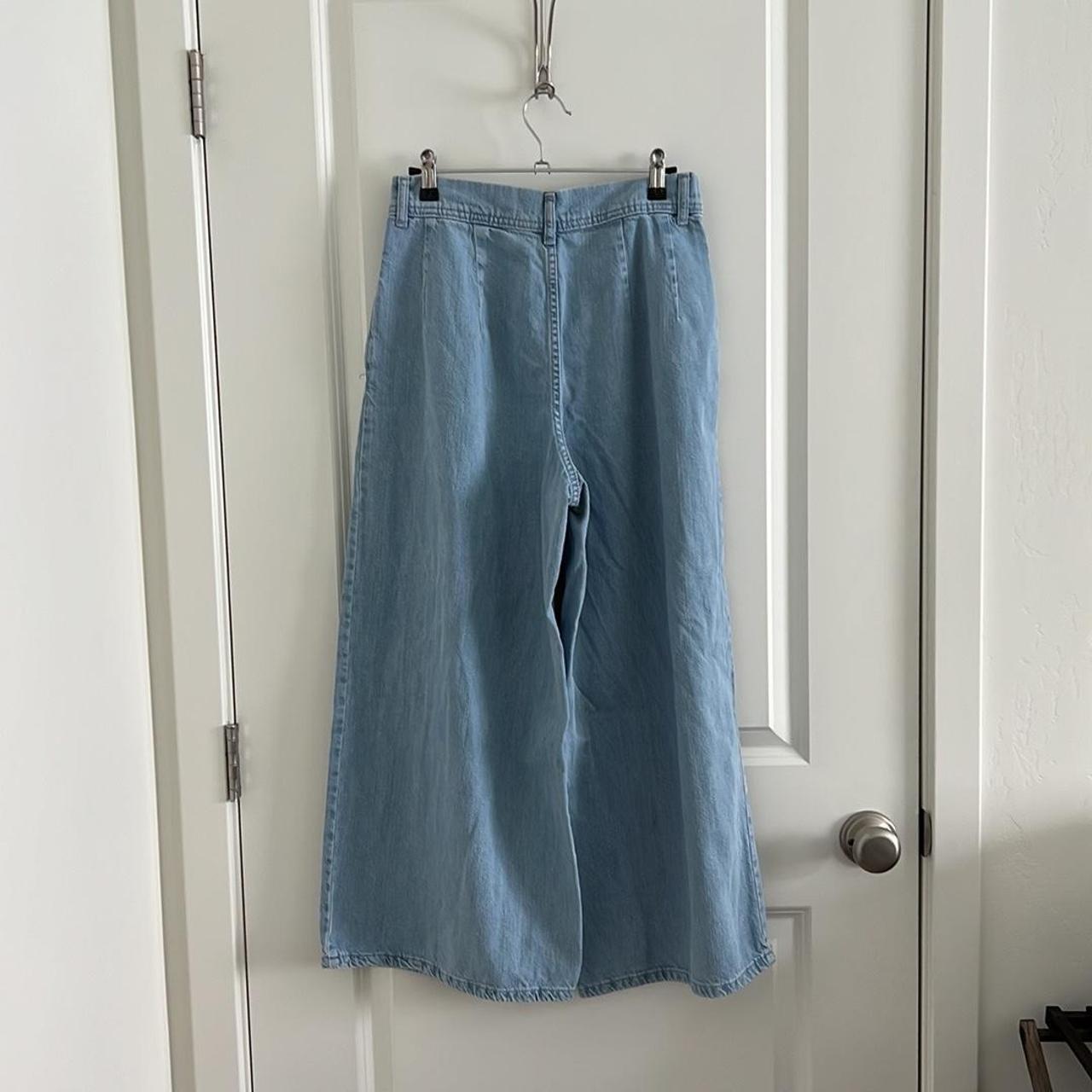 Topshop denim hot sale culottes