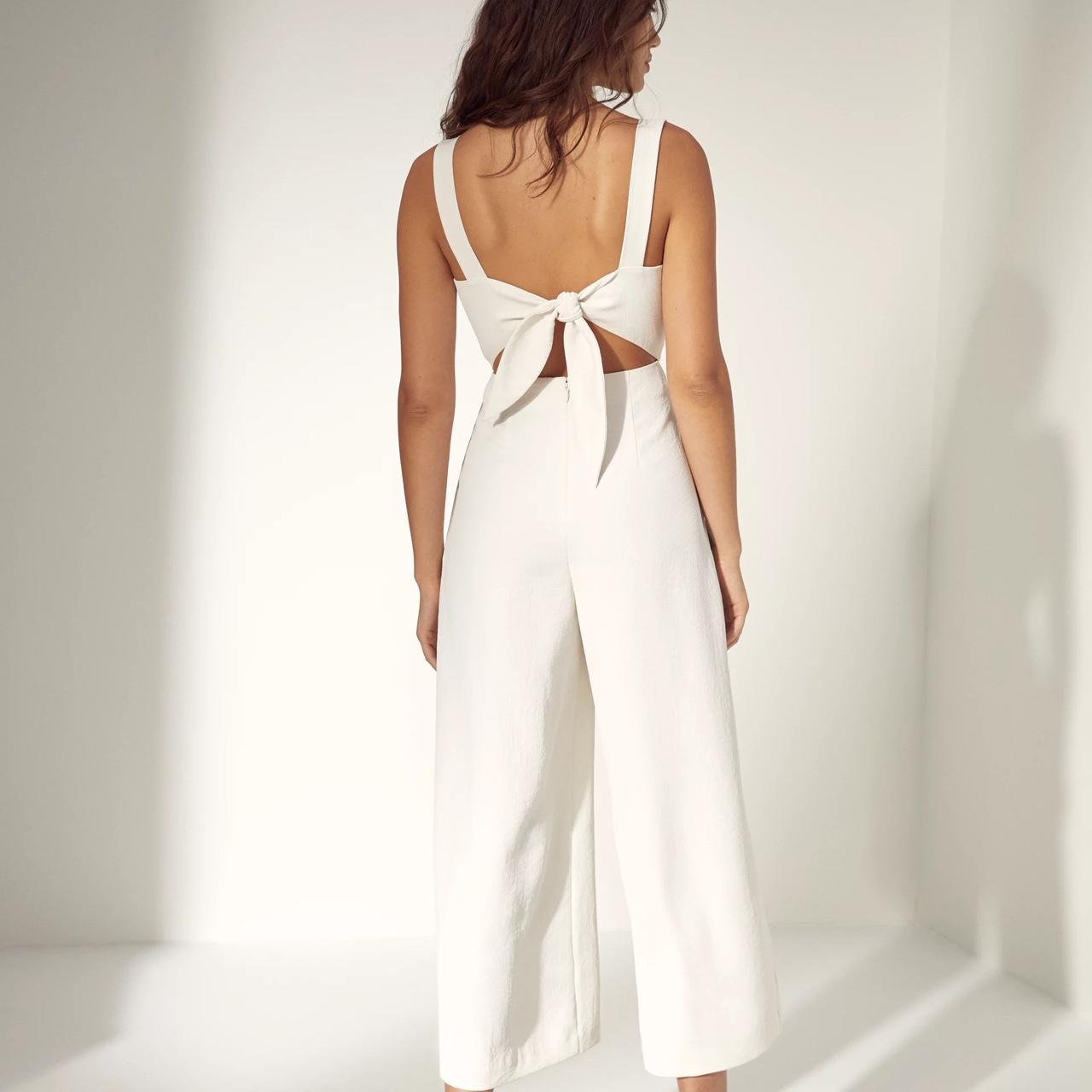 White store jumpsuit aritzia