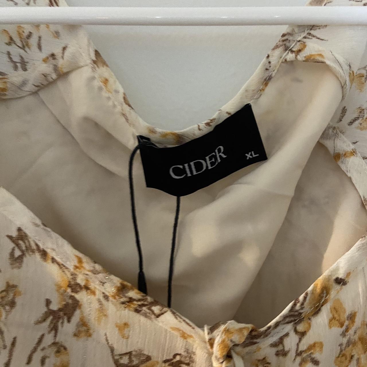 Cider Ditsy Floral Puff Sleeve Mini Dress never... Depop