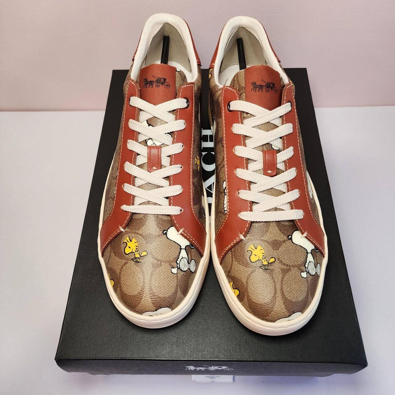 COACH COACH X PEANUTS CLIP LOW TOP SNEAKER IN - Depop