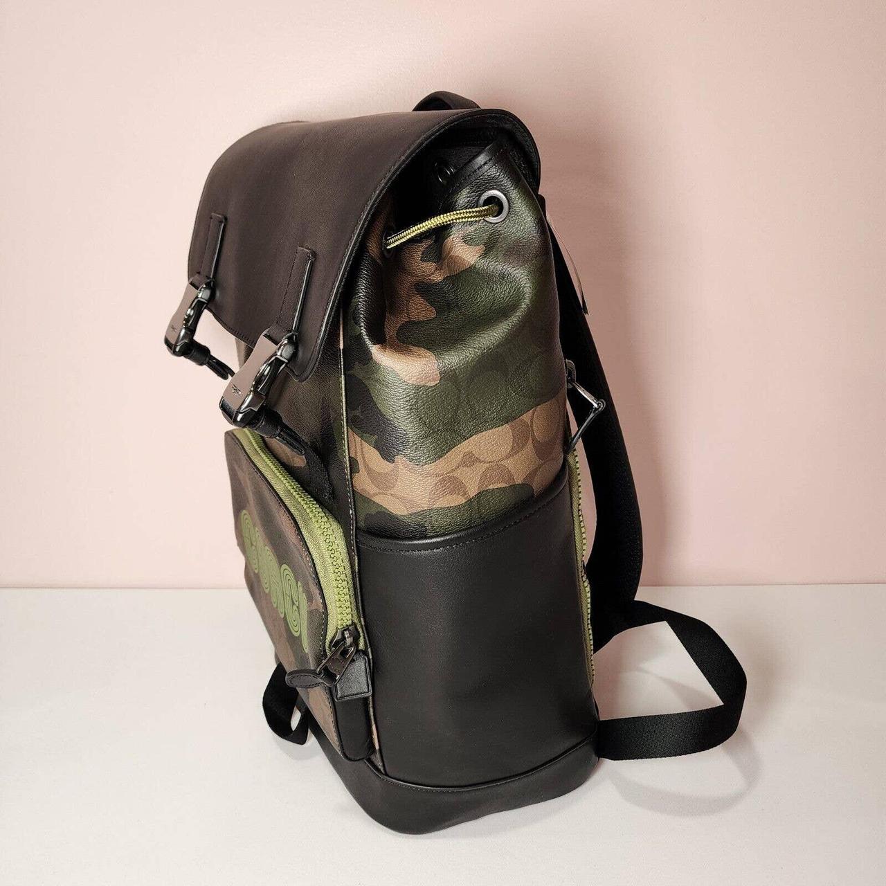 Coach hotsell camo backpack