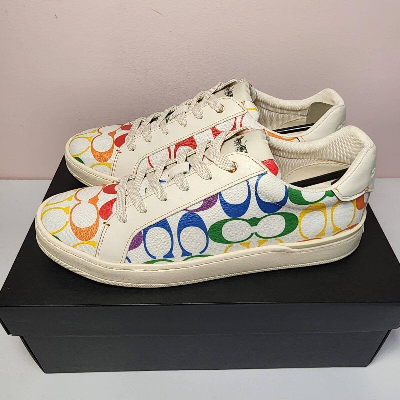 Rainbow coach discount sneakers