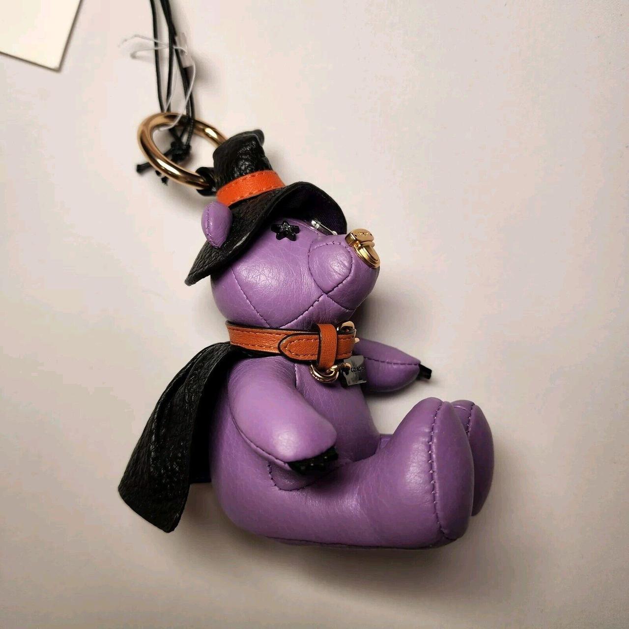 Coach purchases bear witch keychain