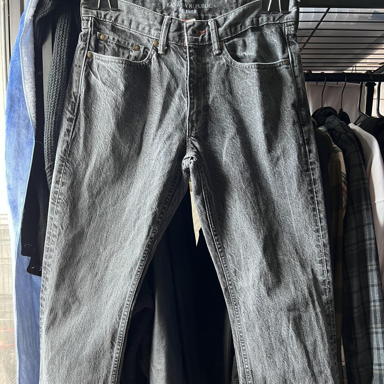 Banana Republic Men's Grey Jeans Depop