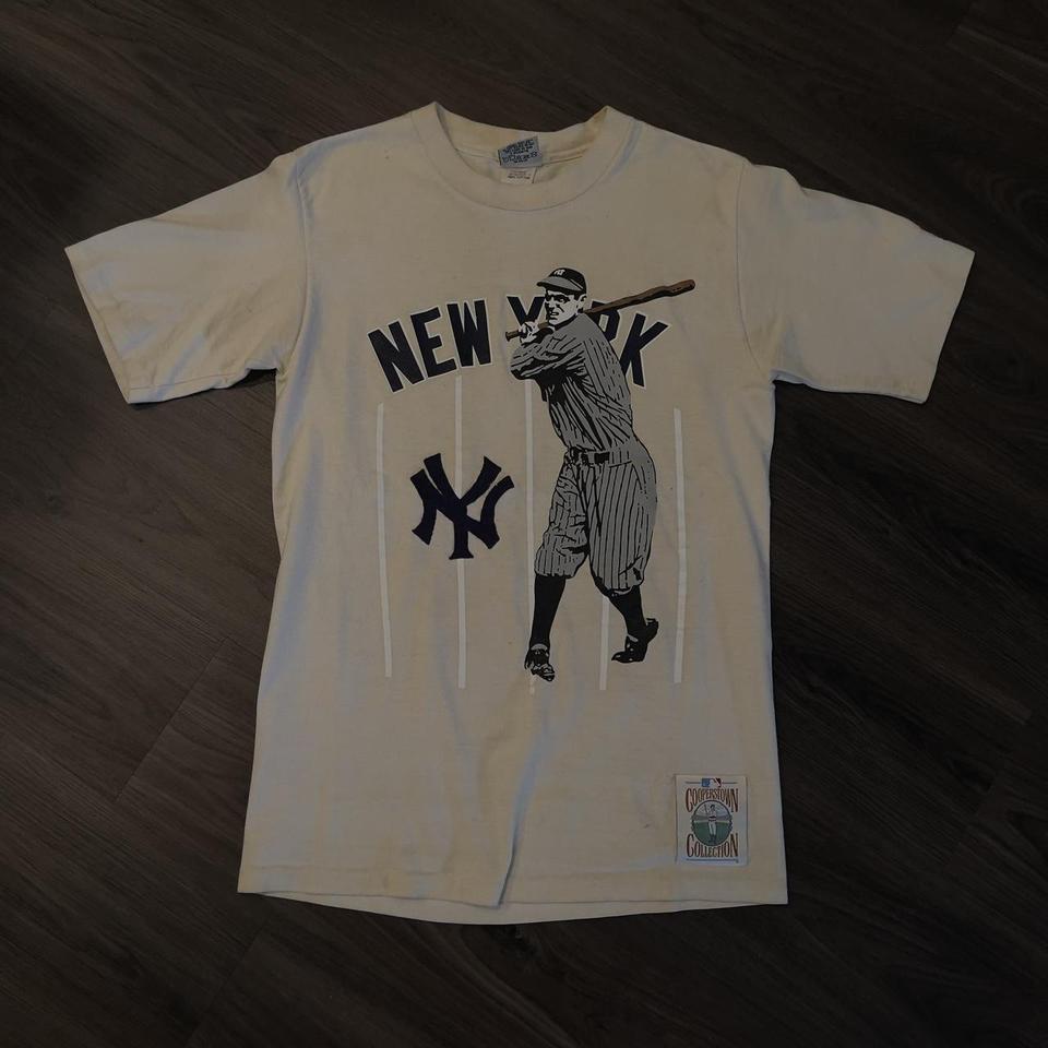 New York Yankees vintage Nutmeg Mills t shirt Cool - Depop