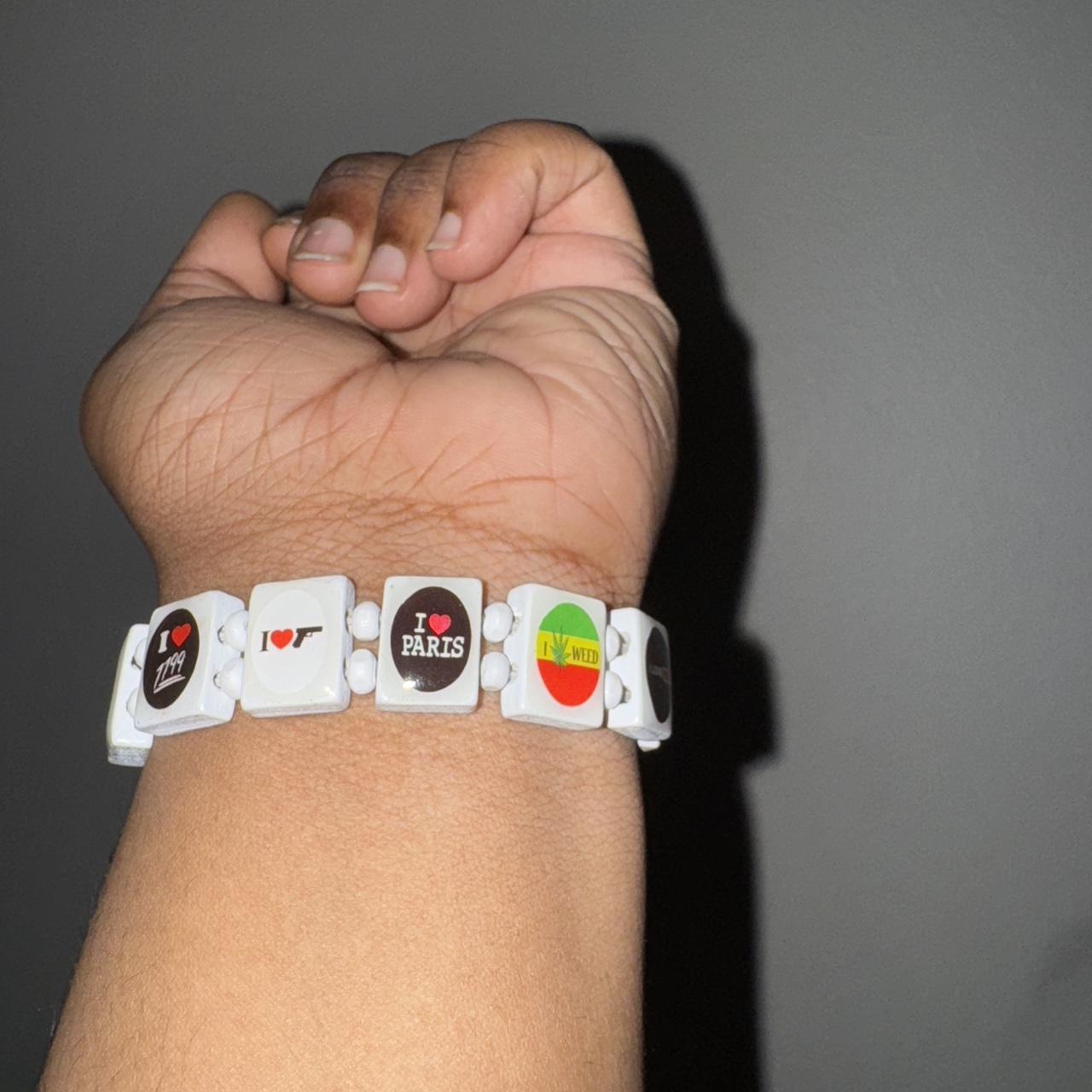 アクセサリー bazo 1199 for Serane Bracelet white bazo 1199 for serane white bracelet Bought off | Depop