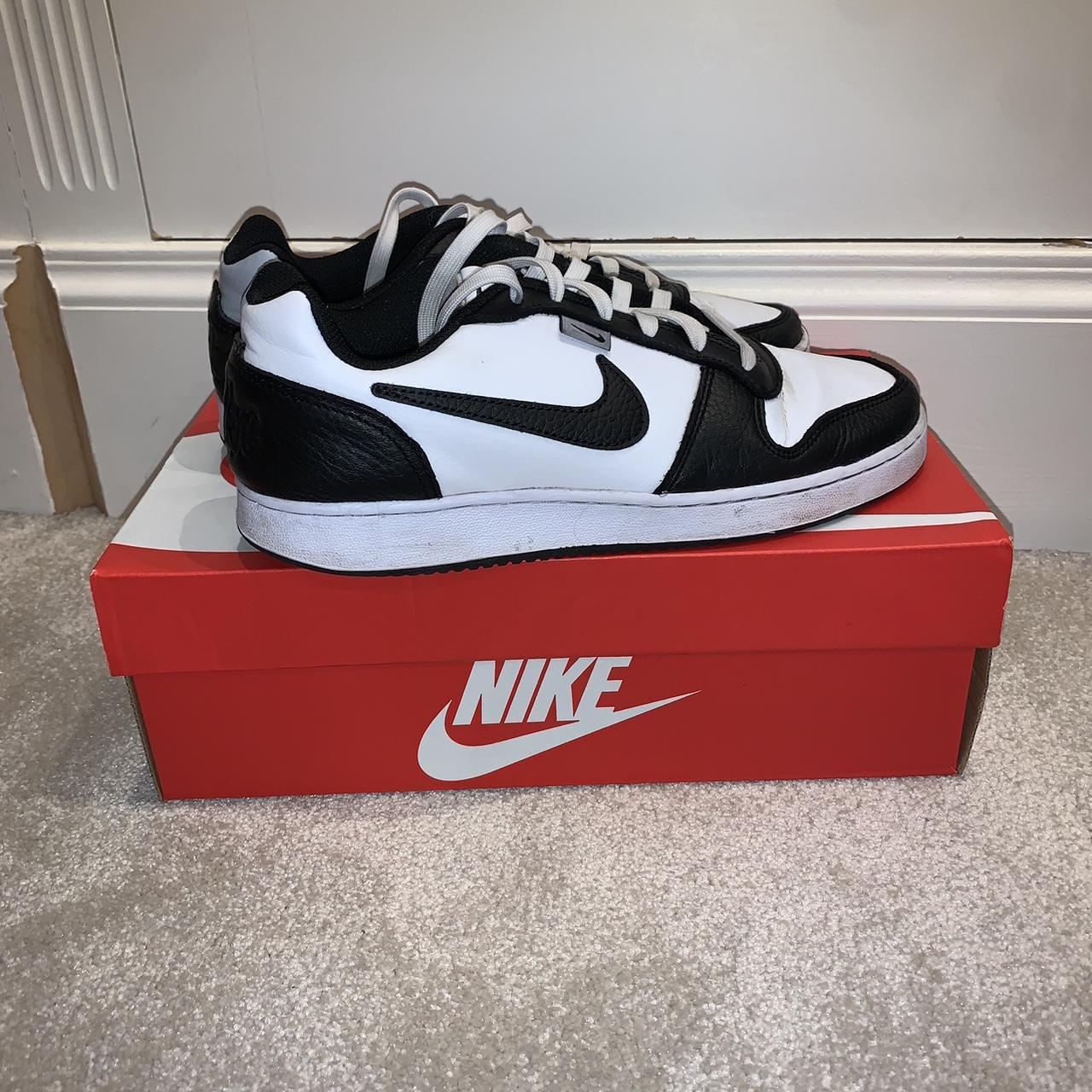 Nike Ebernon low prem Colour White/black- Depop