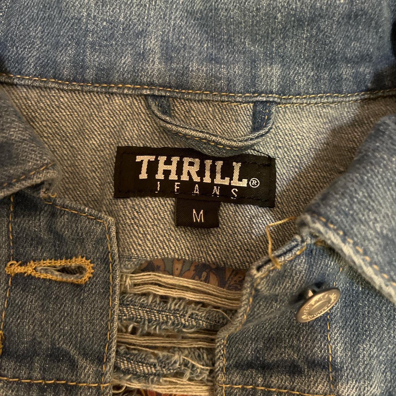 Thrill Denim Distressed Jackets No Flaws No - Depop