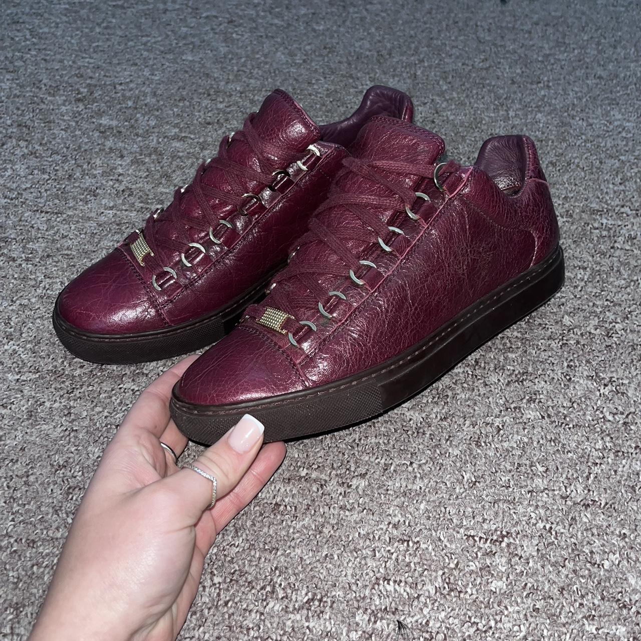 Balenciaga clearance arena burgundy