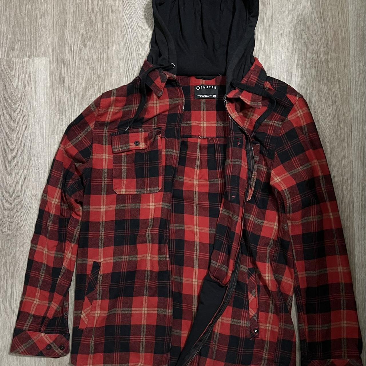 Empyre Red hooded Flannel XL