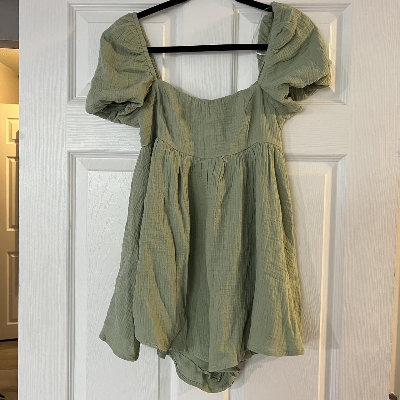 Princess Polly Lorna Romper Sage New Never Worn Depop