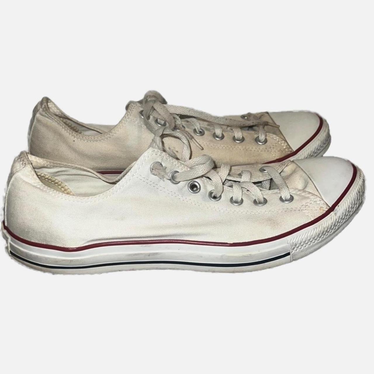 Men Converse Off White Sneakers Size 12 I washed