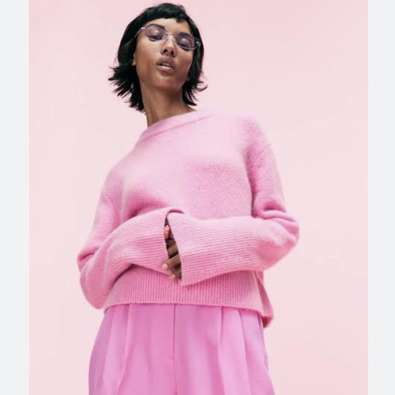 H&m pink mohair discount jumper