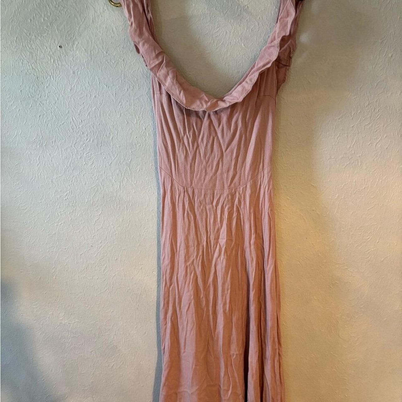 Reformation Pink Verbena Sleeveless Dress Depop