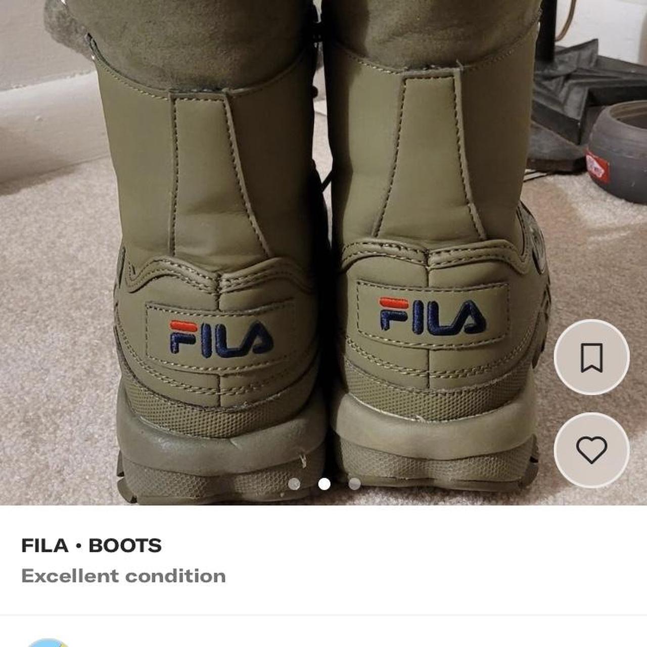 retro fila boots