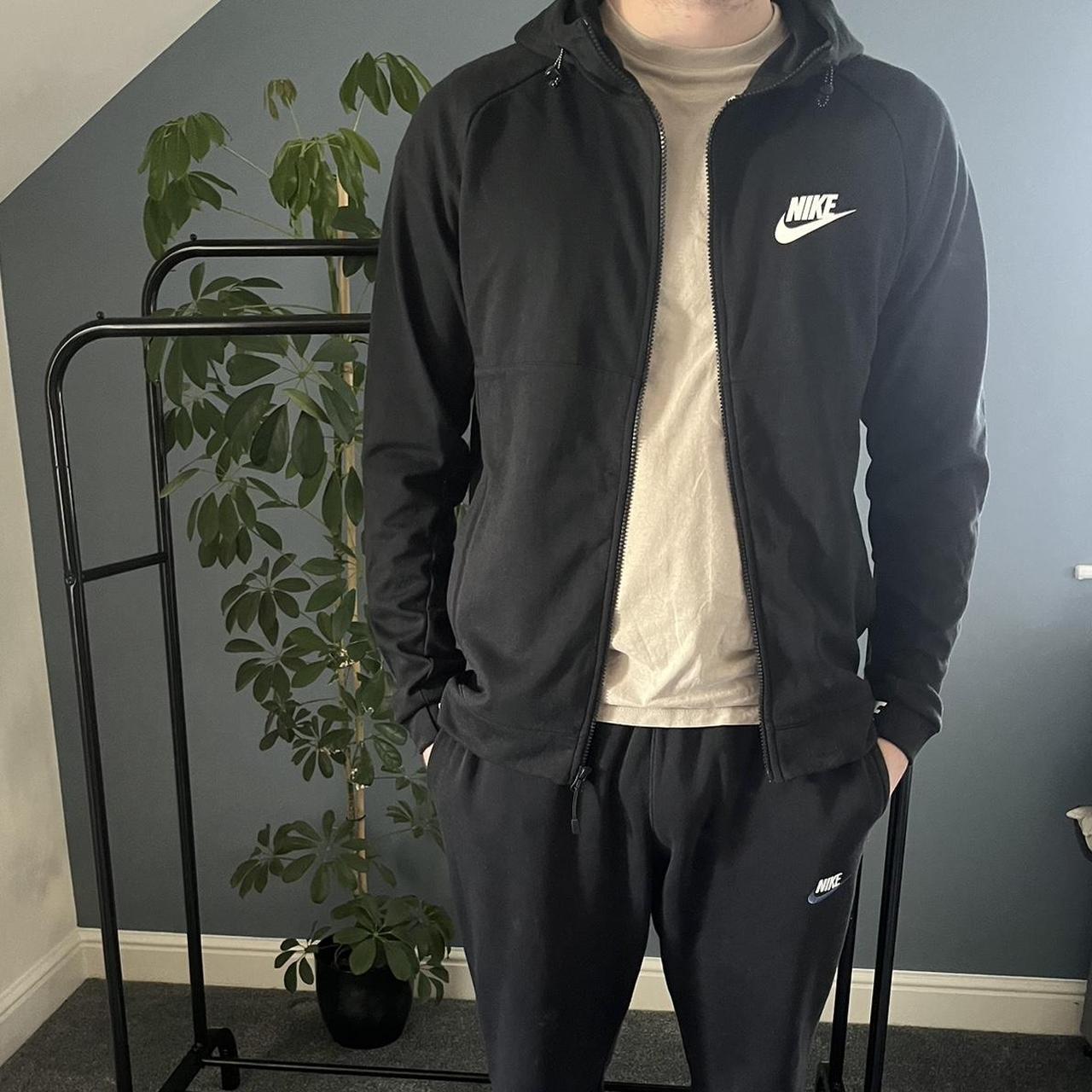 Black nike hotsell tribute tracksuit