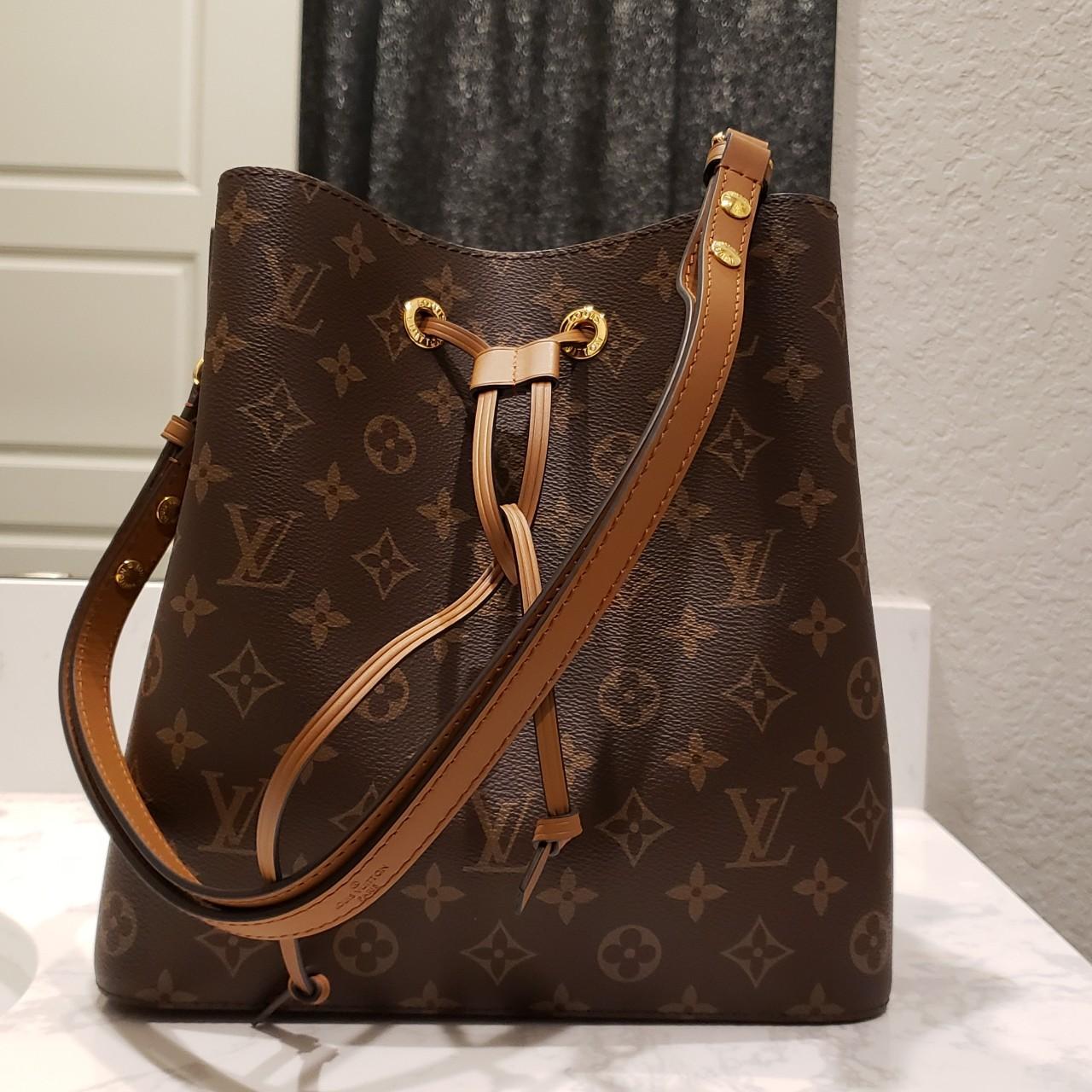 Louis Vuitton Women's Brown and Khaki Bag | Depop