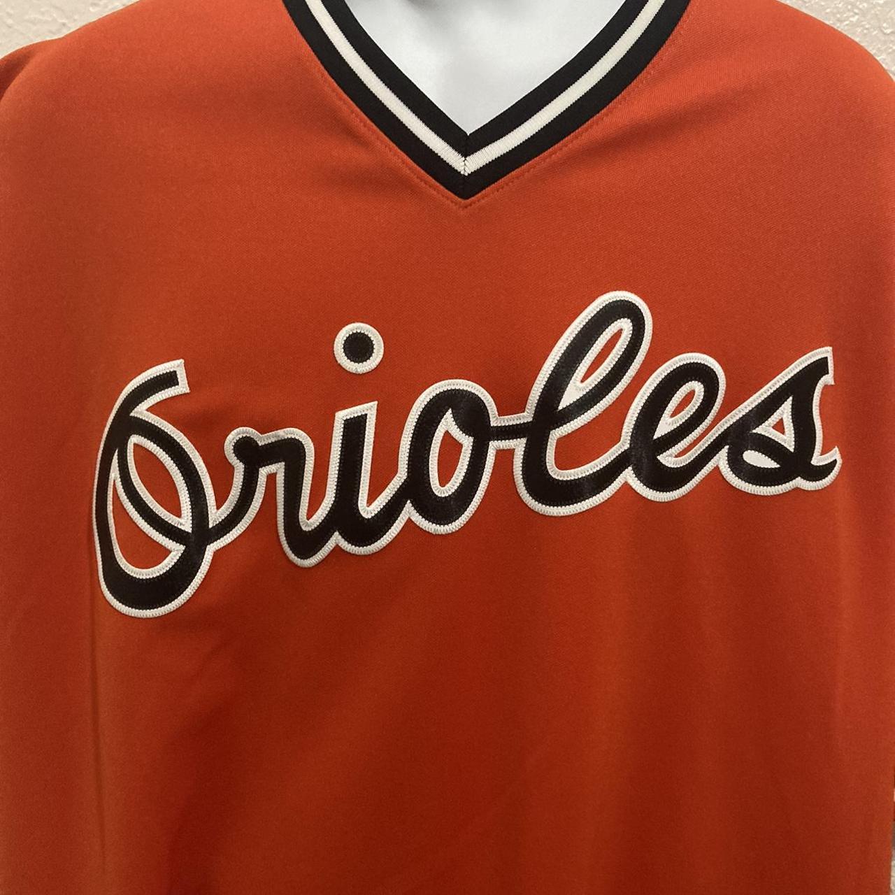 Men's Baltimore Orioles Brooks Robinson Majestic Orange Cooperstown  Collection Official Name & Number T-Shirt