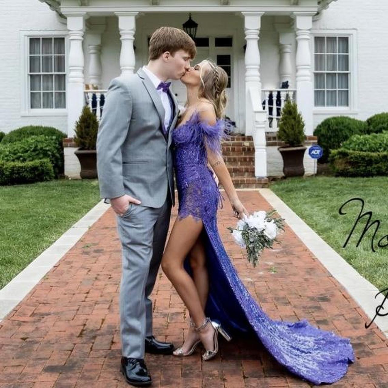 Periwinkle Sherri Hill Prom Dress