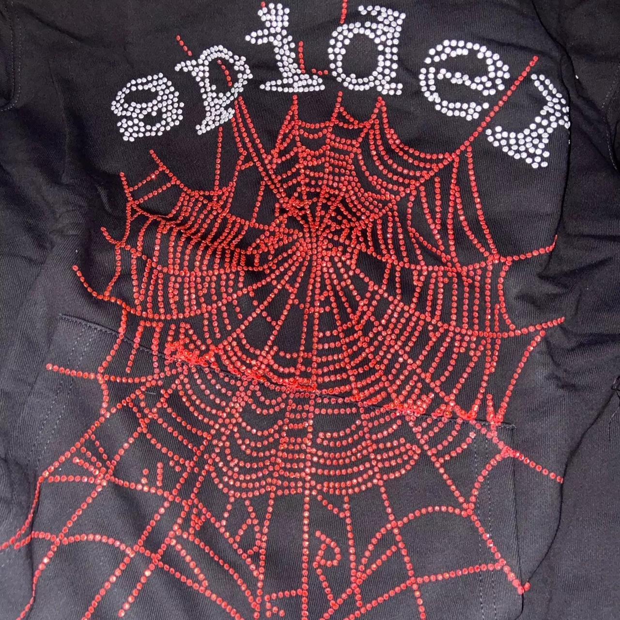 Spider Worldwide Men's Black Hoodie | Depop