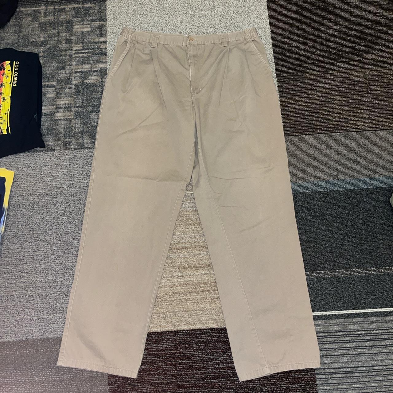 Baggy khaki pants open to offers dm me if you have... - Depop