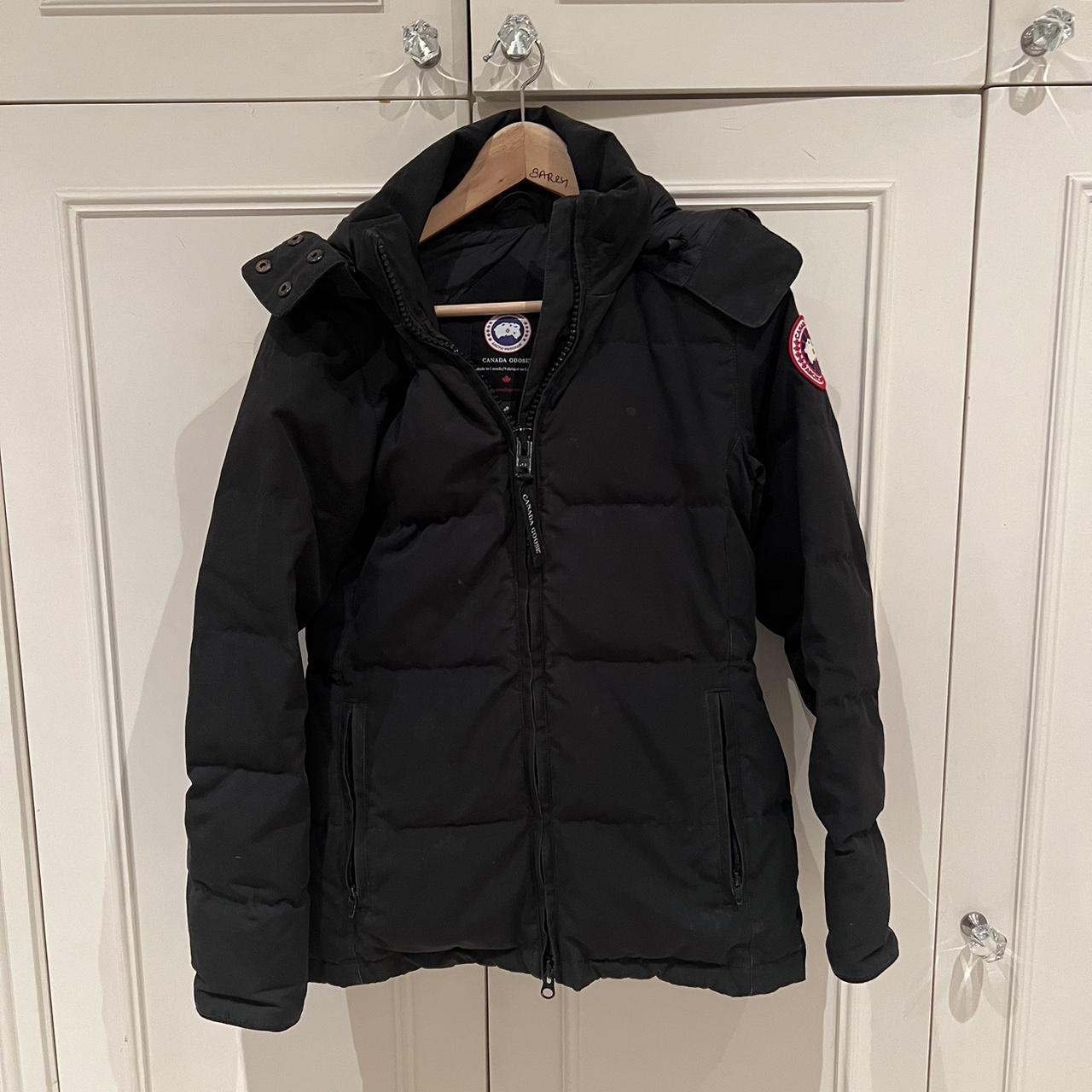 Canada goose small Parka jacket. Fur hooded coat.... - Depop