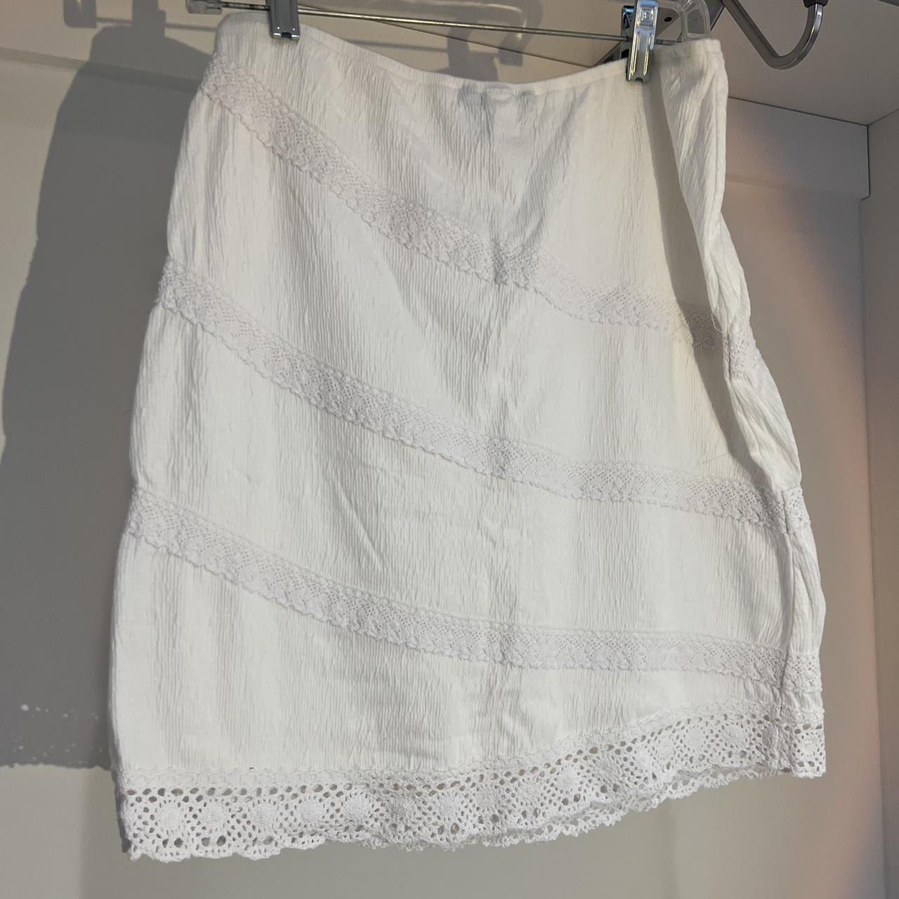 Moda International Women's White Skirt