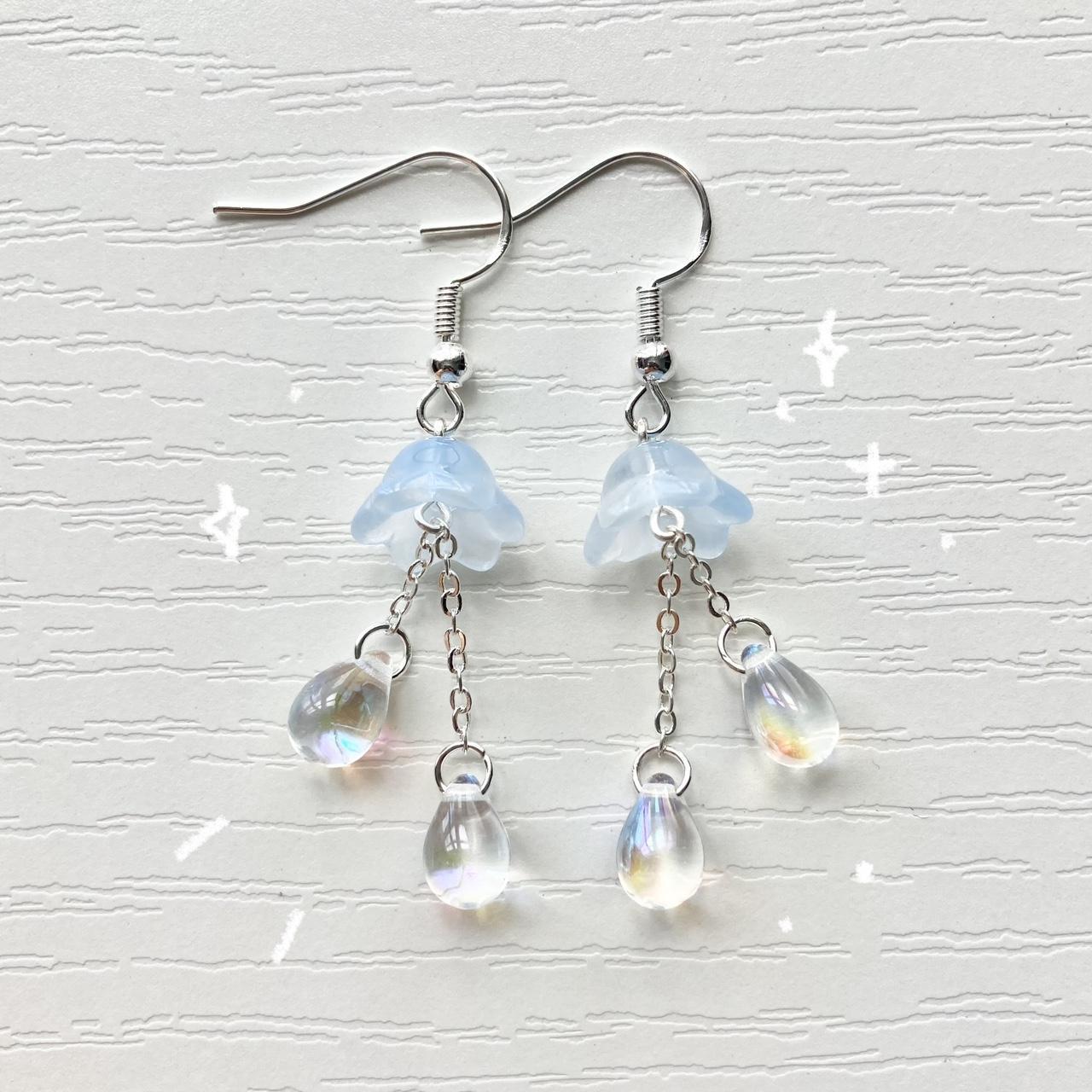 Jellyfish Earrings Handmade Beaded Earrings With Depop