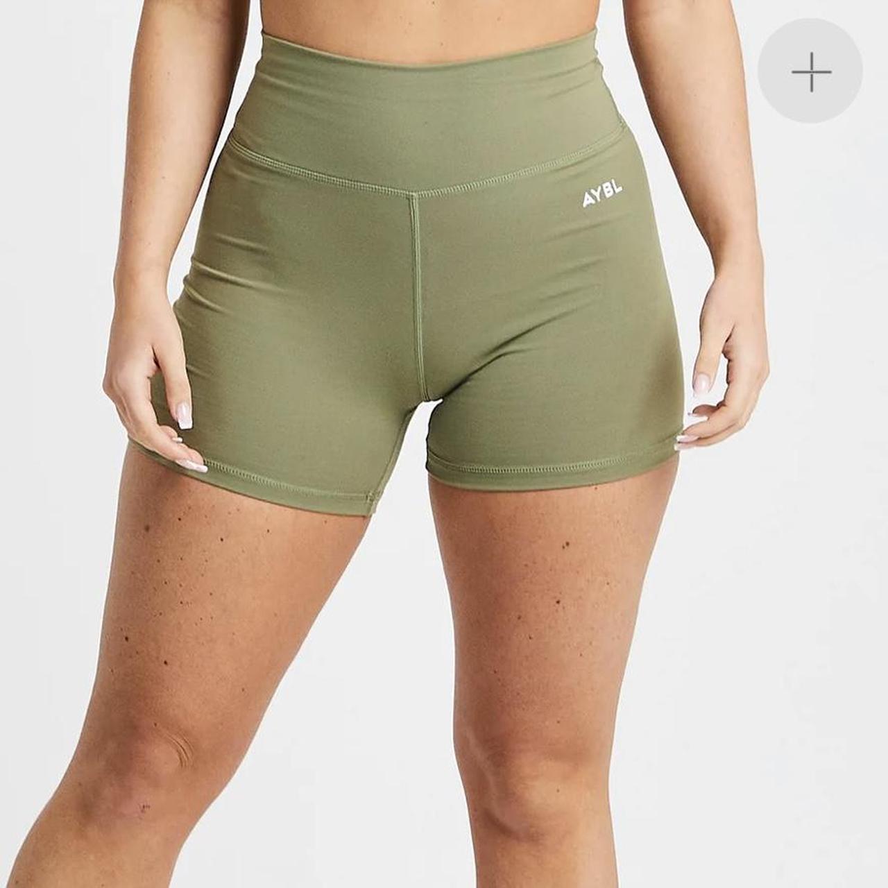 olive green AYBL shorts size M BRAND NEW !! never... Depop