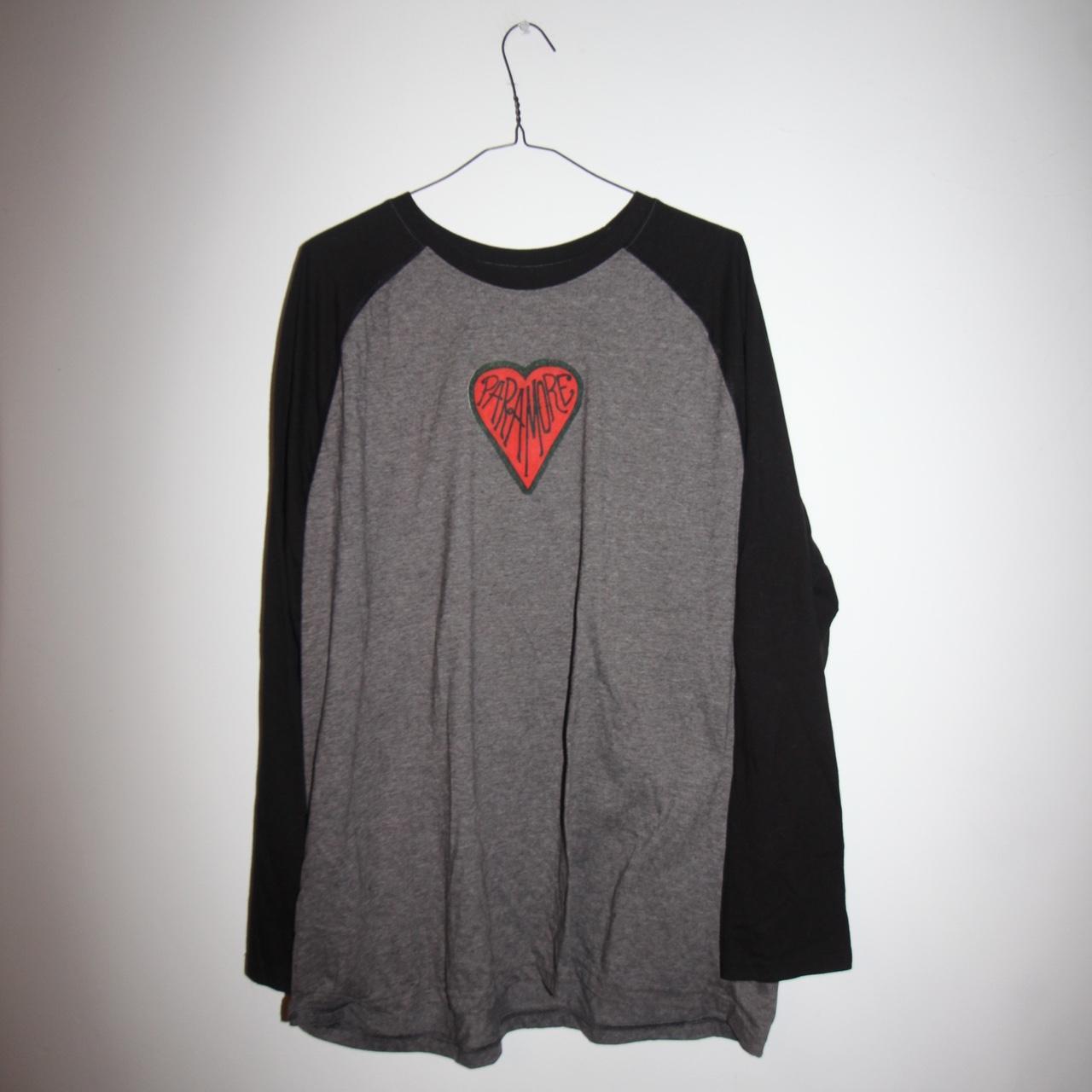 Paramore Heart Patch Raglan Longsleeve #paramore - Depop