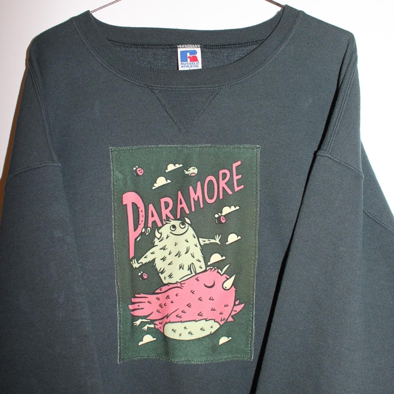 Paramore Monster Patch Crewneck #paramore - Depop