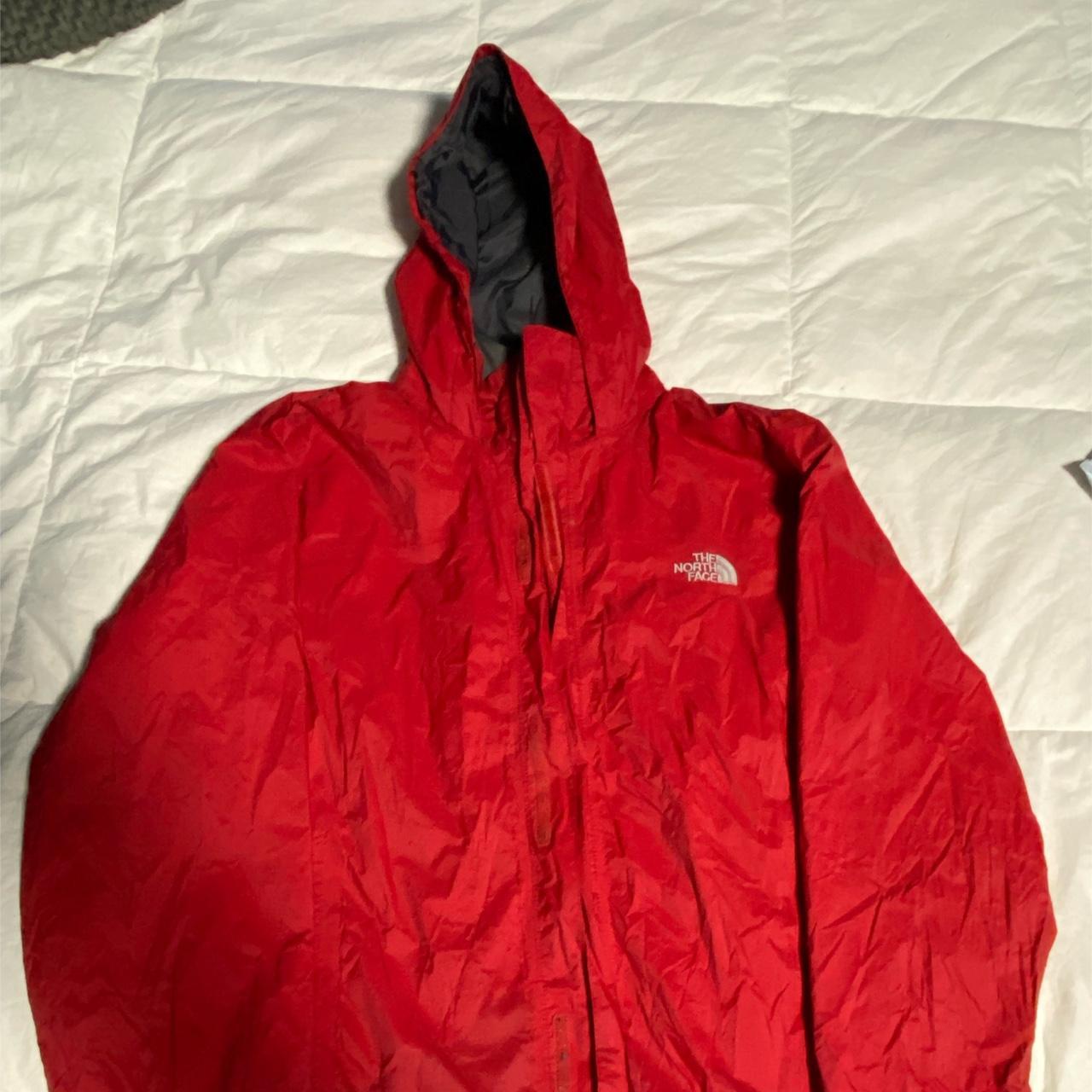 Men’s Red North Face Jacket For the rain - Depop