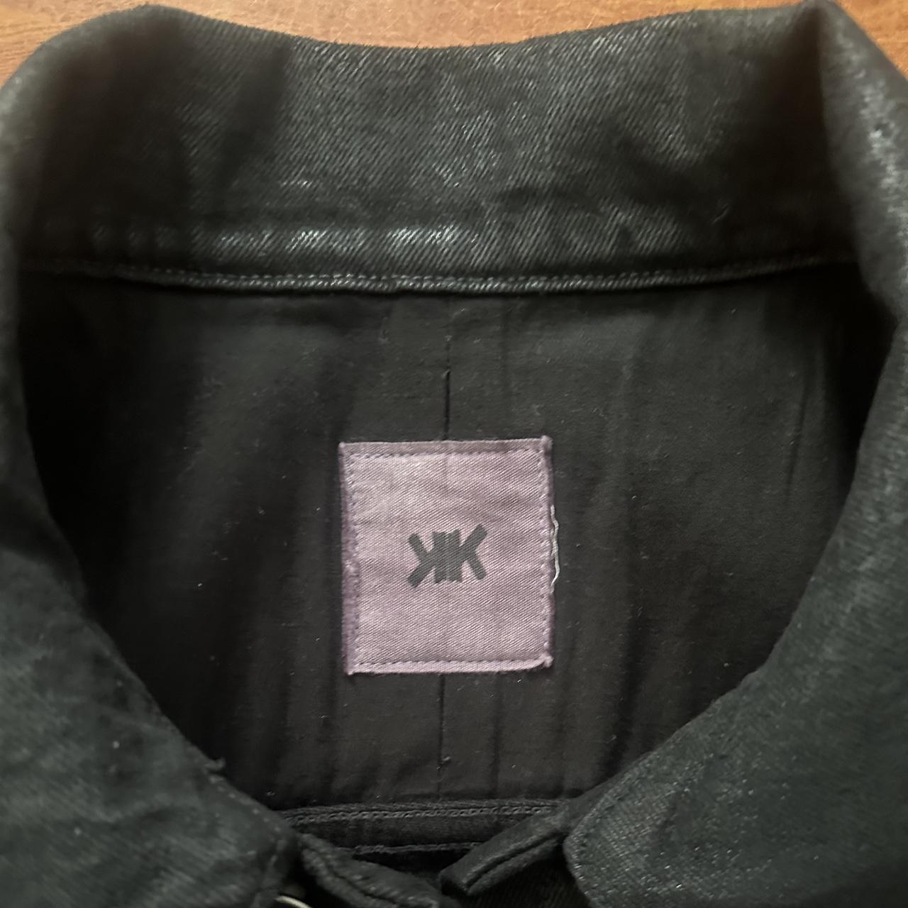 Ktwo studios Onyx Denim Jacket Wax Coating . | Depop