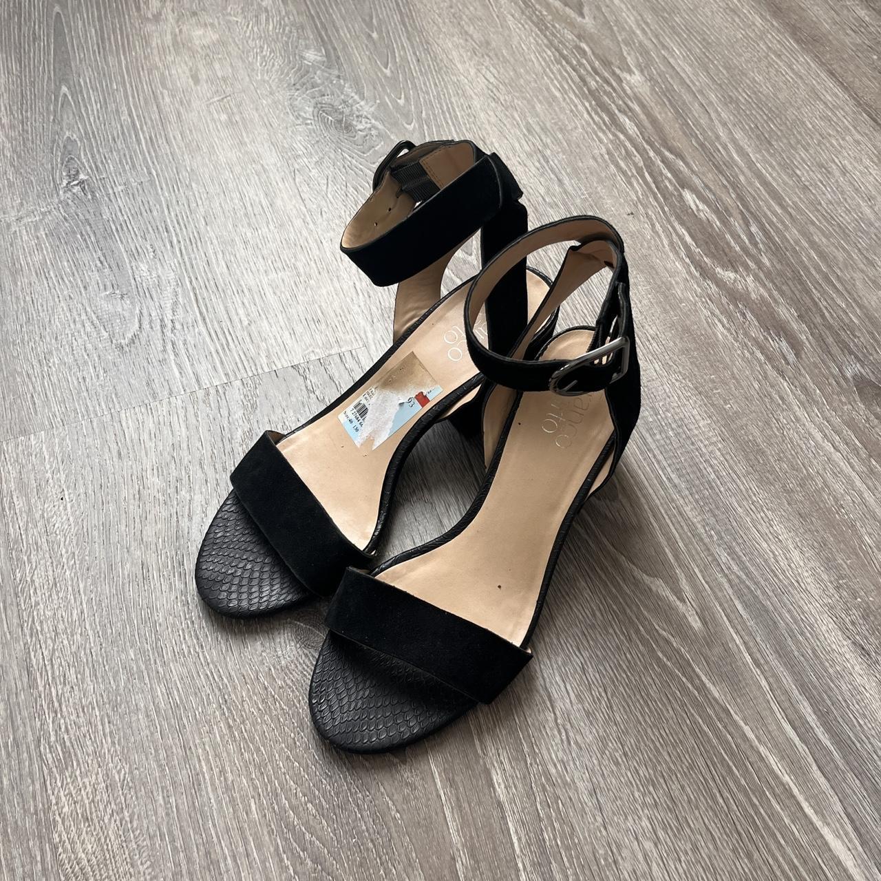 Black heels | Franco Sarto Size: 8.5 (fits 9) - Depop