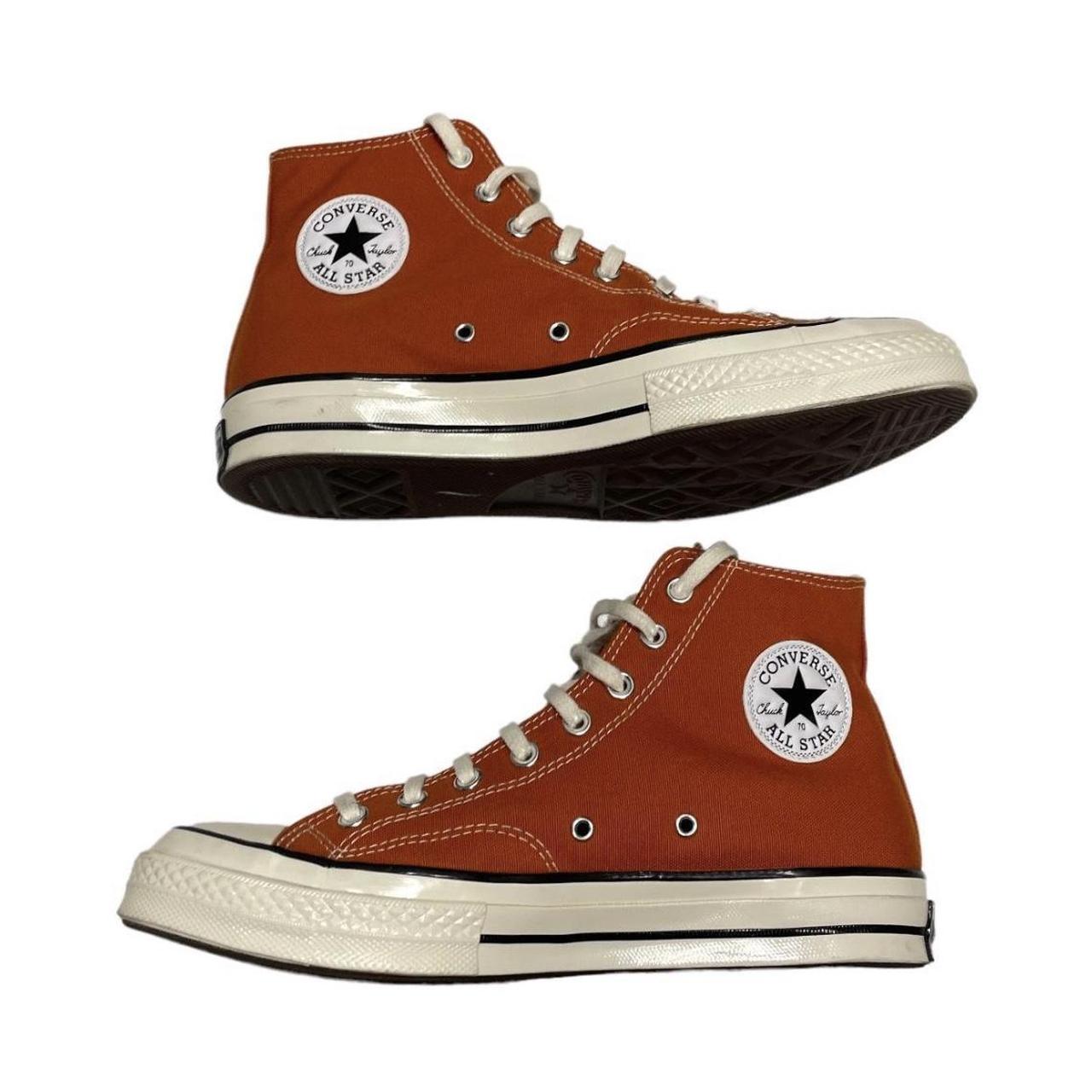 orange converse mens